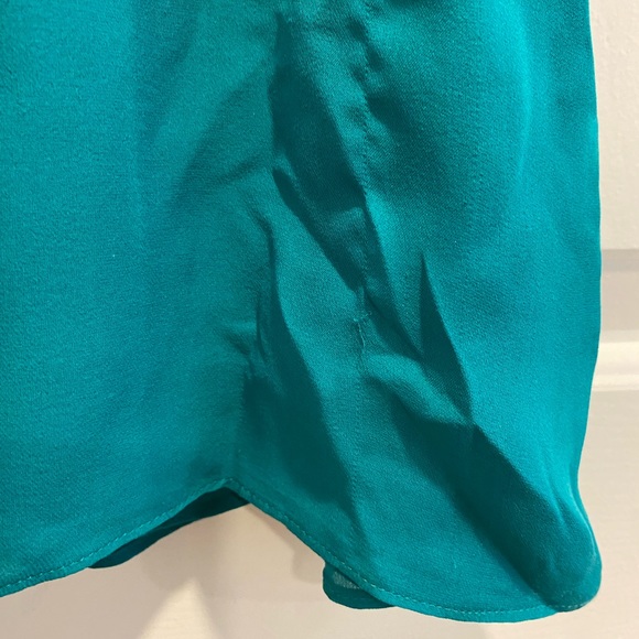Parker Turquoise 100% Silk XS Dress NWT See Description / Photos - Picture 10 of 16